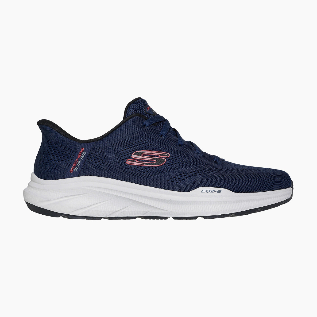 NVRD-NAVY AND RED LEATHER/TEXTILE