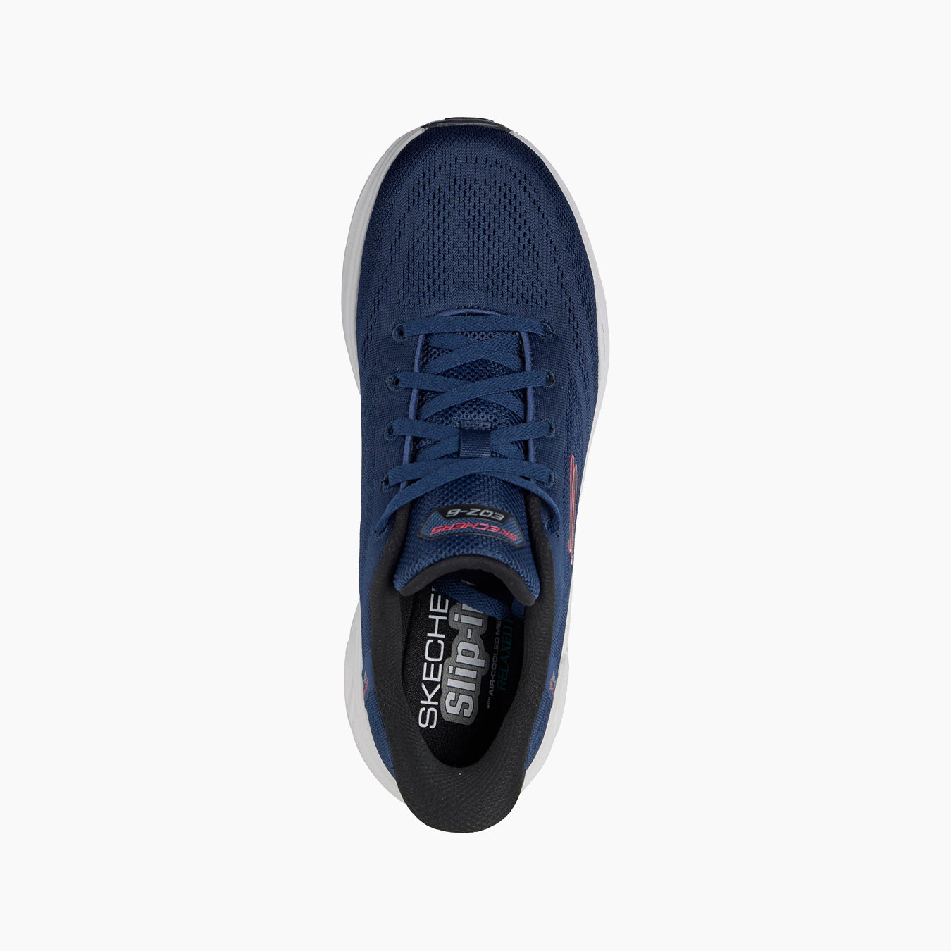 NVRD-NAVY AND RED LEATHER/TEXTILE