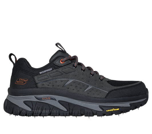 237688#CCBK-CHARCOAL LEATHER/MESH/BLACK TEXTILE