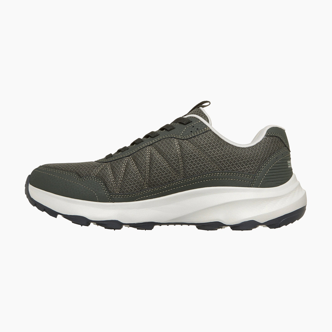 OLV-OLIVE LEATHER/PU/MESH