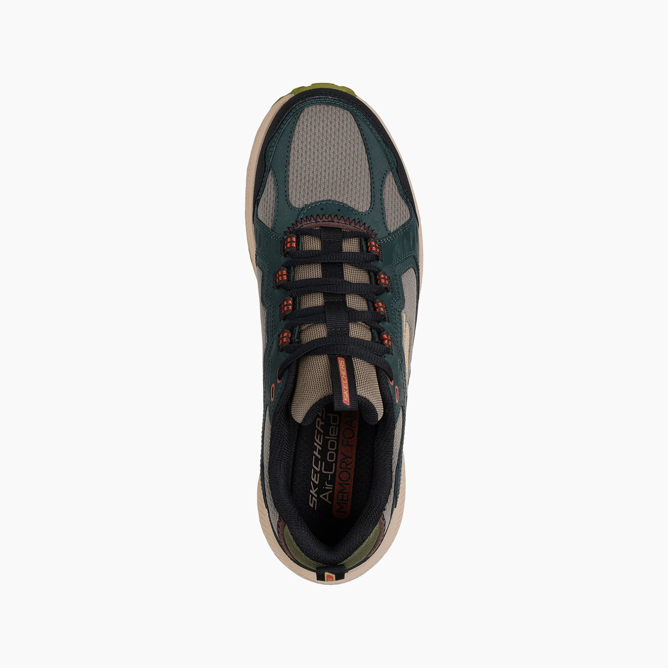 OLV-OLIVE LEATHER/PU/MESH