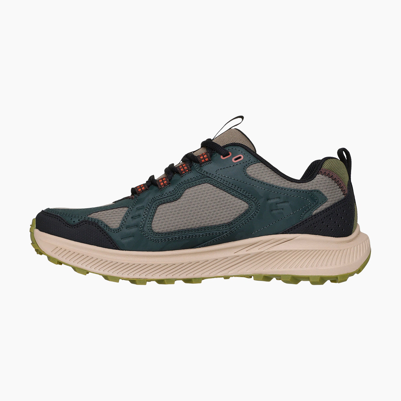 OLV-OLIVE LEATHER/PU/MESH