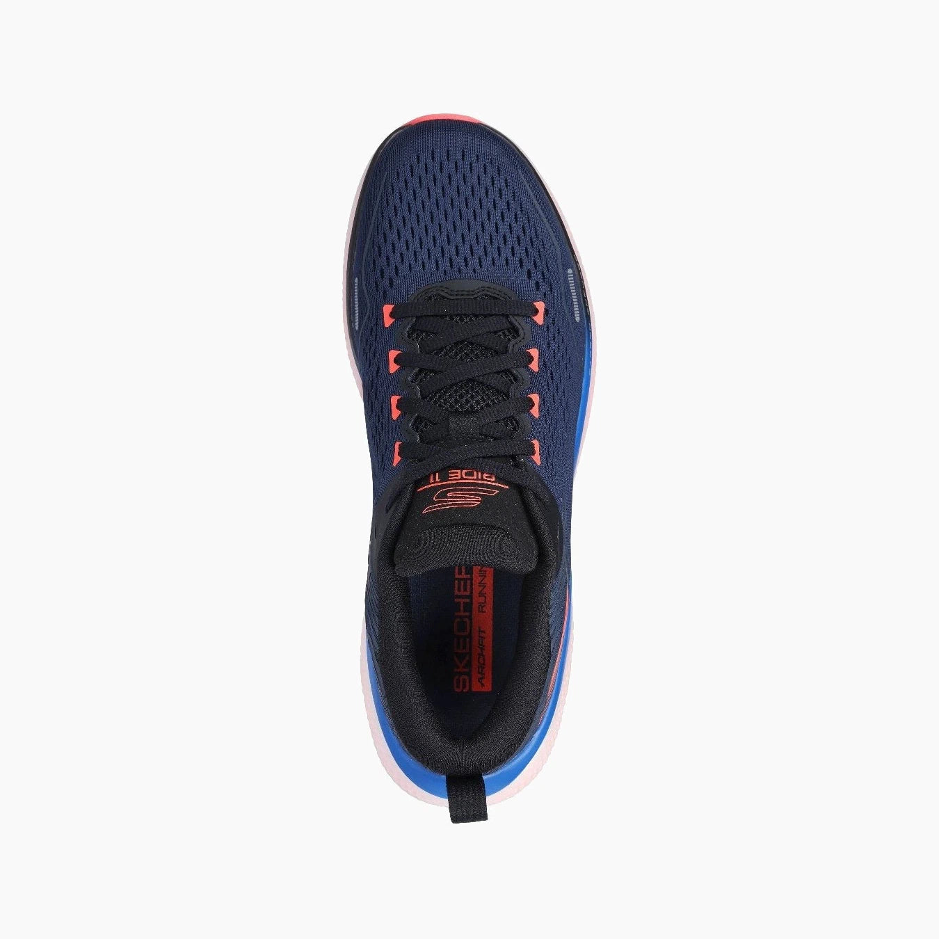 ride-11#NAVY TEXTILE/BLACK TRIM