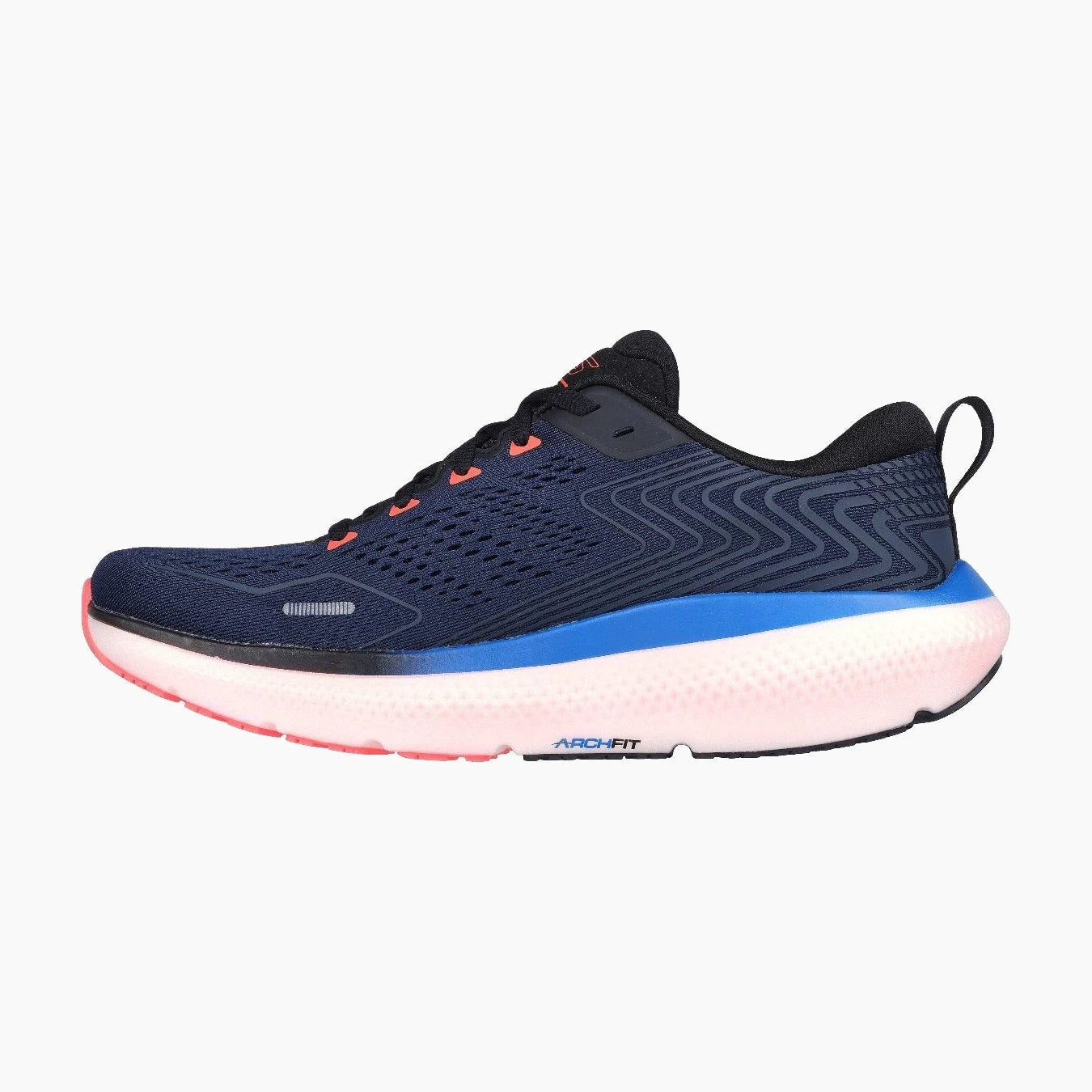 ride-11#NAVY TEXTILE/BLACK TRIM
