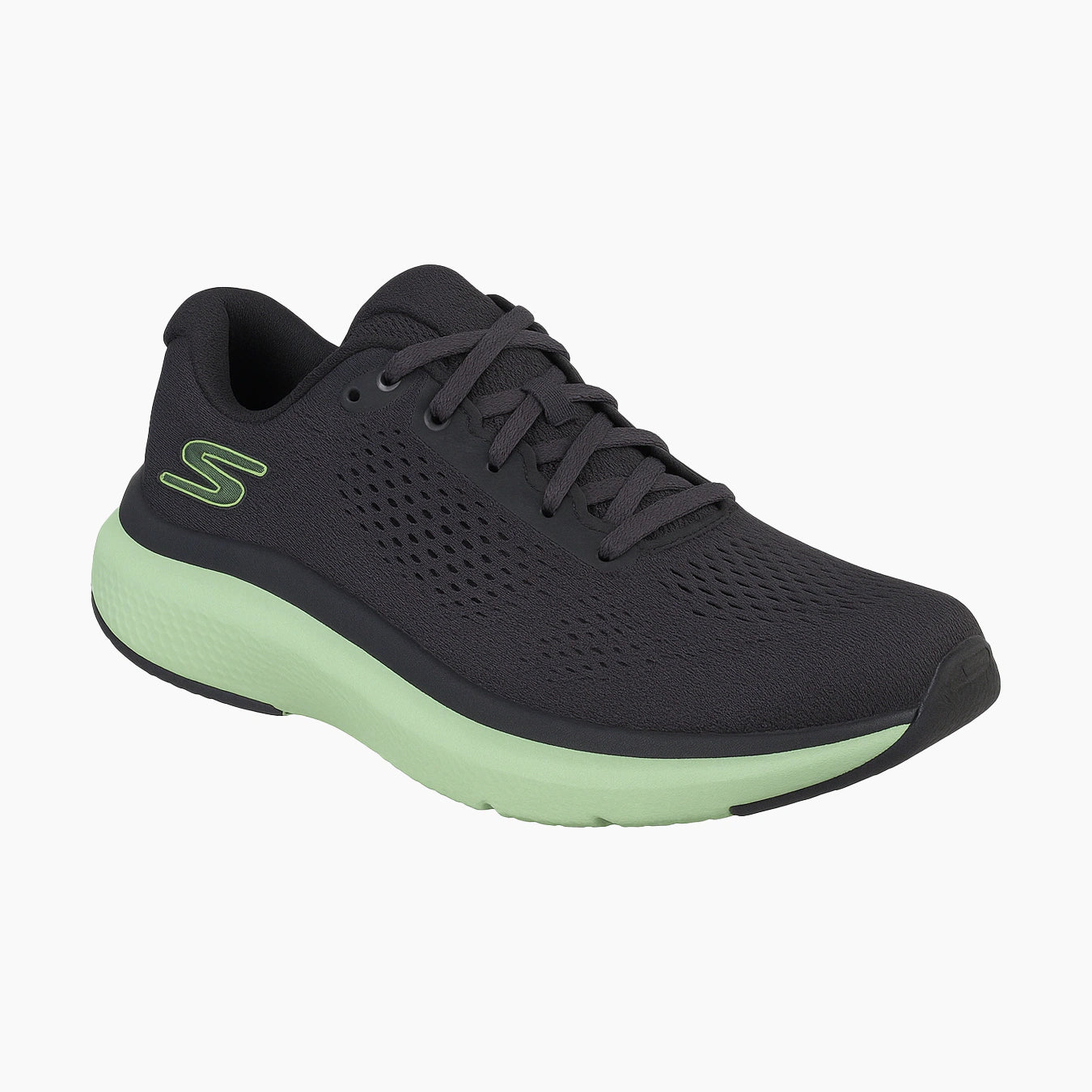 Y－Toby Toby II Men's Black Slip-Resistant Textile Lace-up Shoes