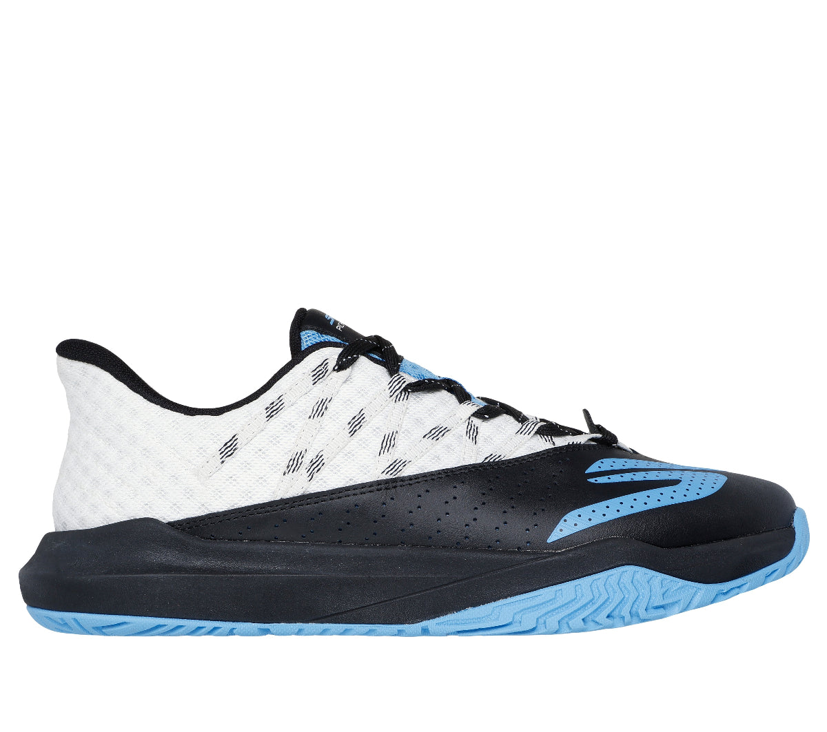 246110#WBKB-WHITE LEATHER/BLACK LEATHER/BLUE MESH
