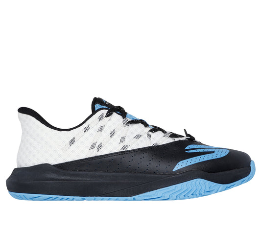 246110#WBKB-WHITE LEATHER/BLACK LEATHER/BLUE MESH