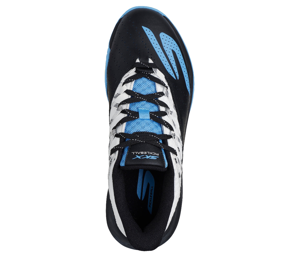 246110#WBKB-WHITE LEATHER/BLACK LEATHER/BLUE MESH