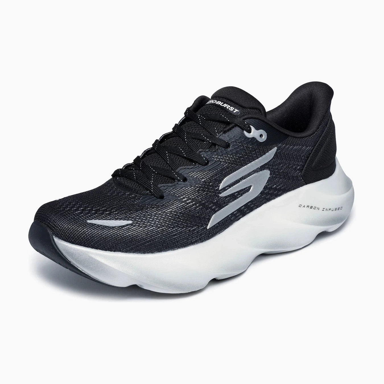 #BKW-BLACK TEXTILE/WHITE TRIM