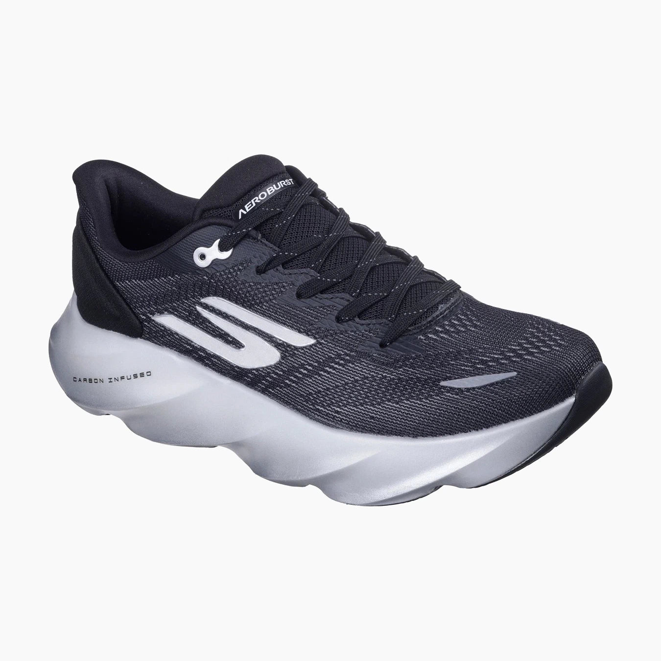 #BKW-BLACK TEXTILE/WHITE TRIM