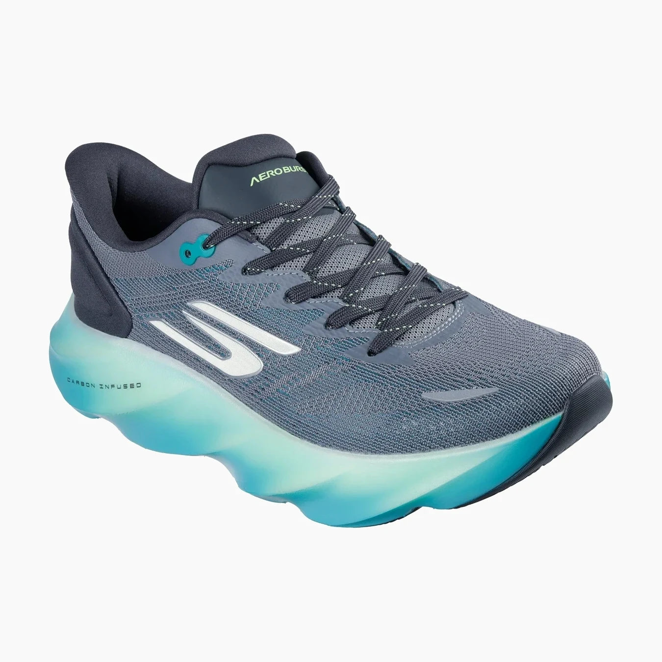 #GYBL-GRAY TEXTILE/BLUE TRIM