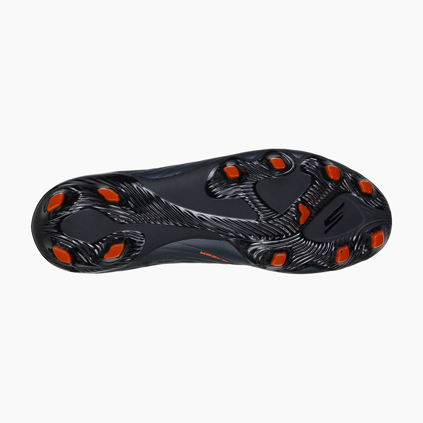 252015#BKOR-BLACK SYNTHETIC/ORANGE TRIM
