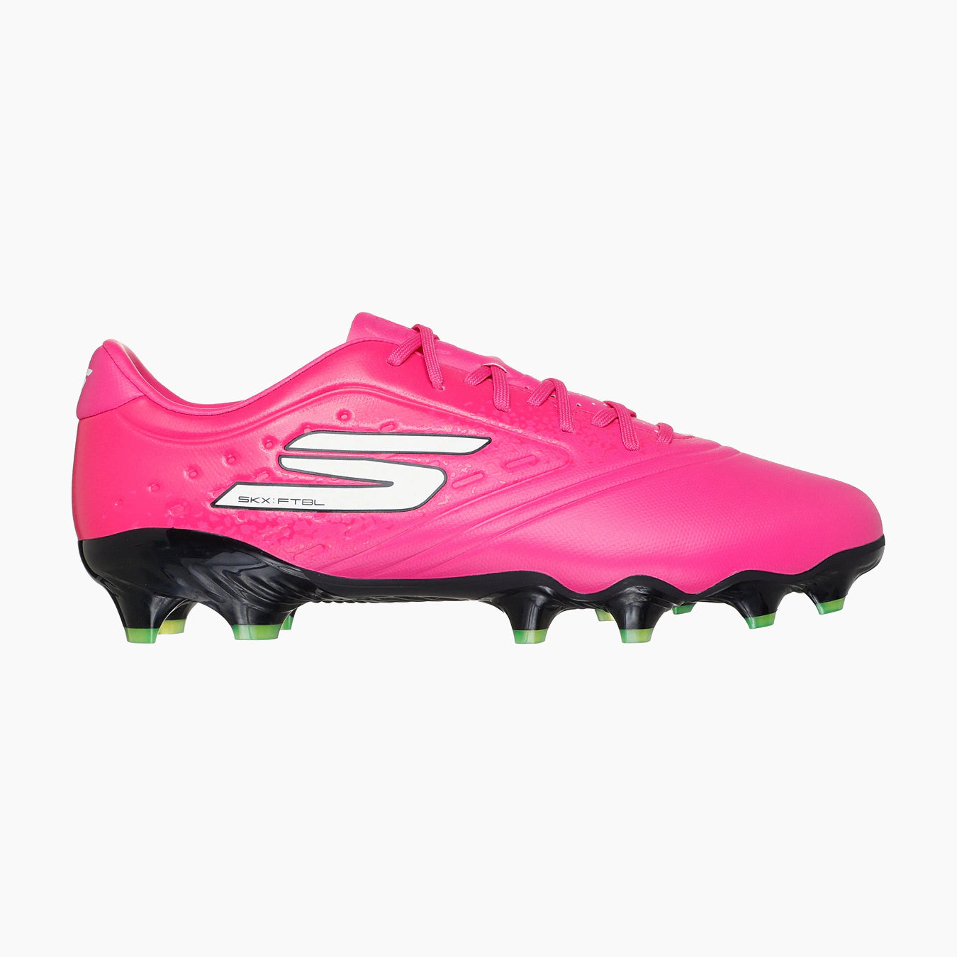 252015#PKBK-PINK SYNTHETIC/BLACK SYNTHETIC/LIME TRIM