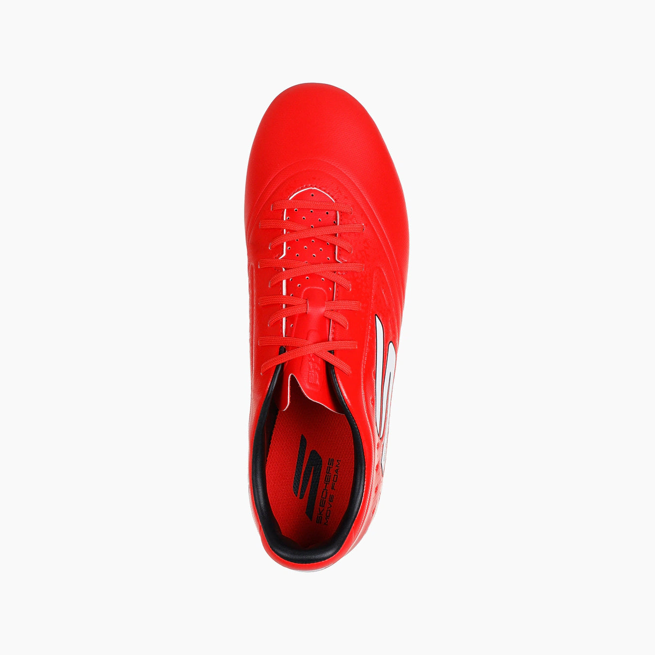 RDBK-RED SYNTHETIC/BLACK TRIM