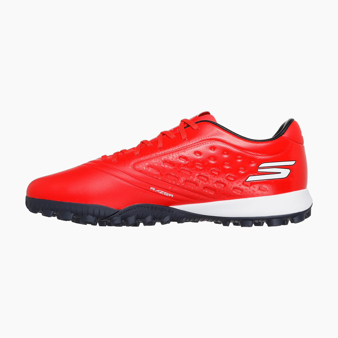 RDBK-RED SYNTHETIC/BLACK TRIM