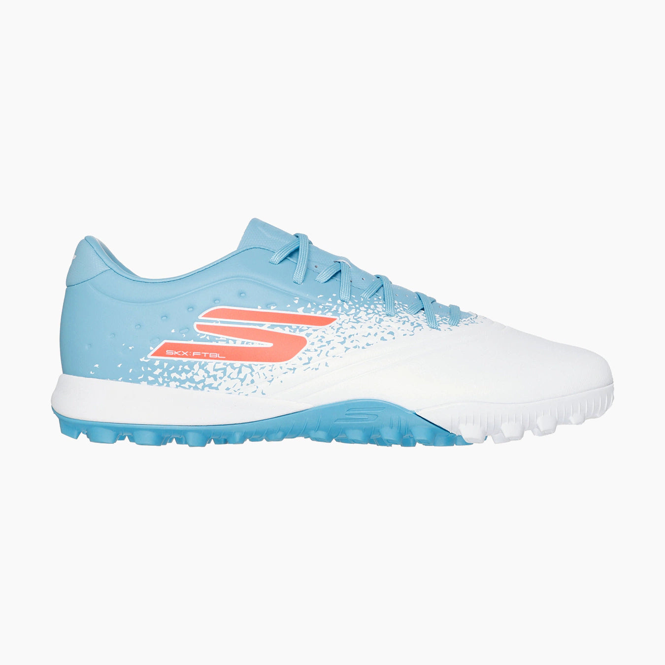 WTQP-WHITE SYNTHETIC/TURQUOISE SYNTHETIC/PINK TRIM