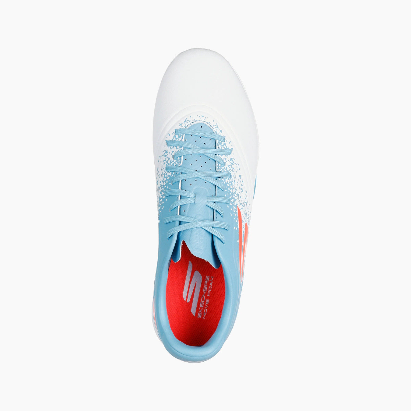WTQP-WHITE SYNTHETIC/TURQUOISE SYNTHETIC/PINK TRIM