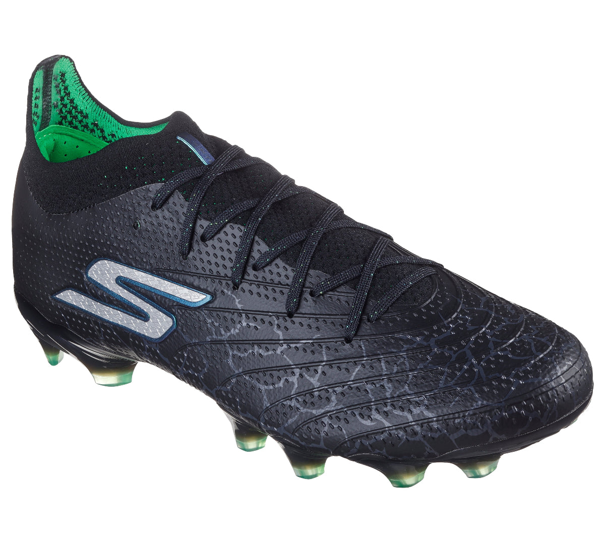 252021#BKSL/BLACK TEXTILE / SILVER TRIM