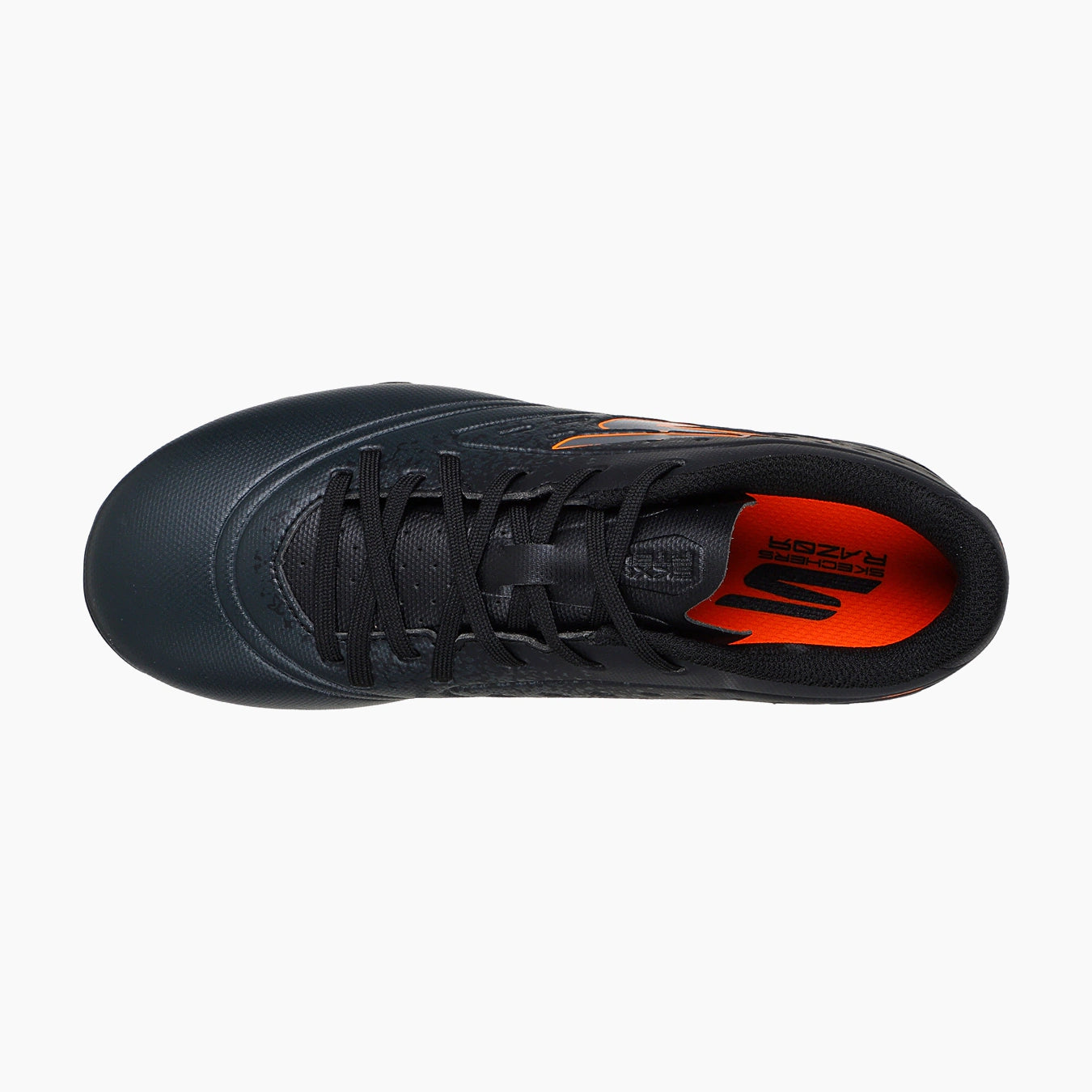 252060#BKOR-BLACK SYNTHETIC/ORANGE TRIM
