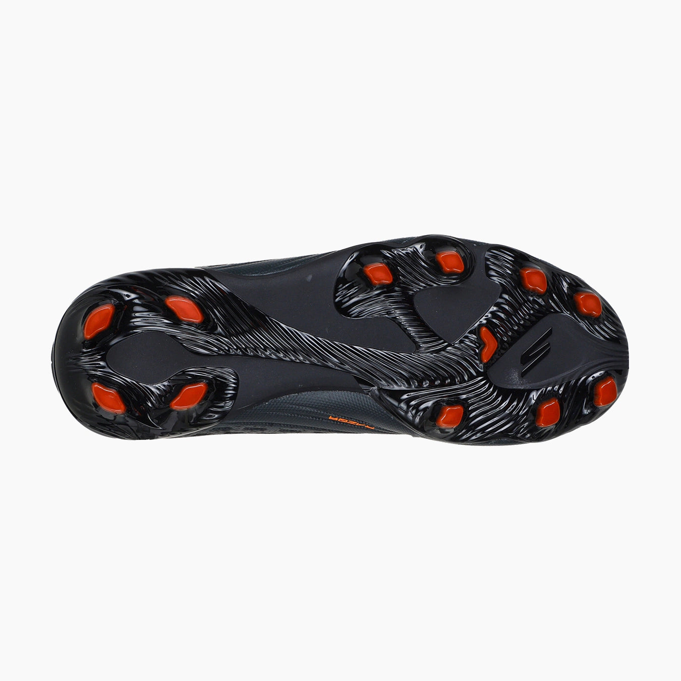 252060#BKOR-BLACK SYNTHETIC/ORANGE TRIM