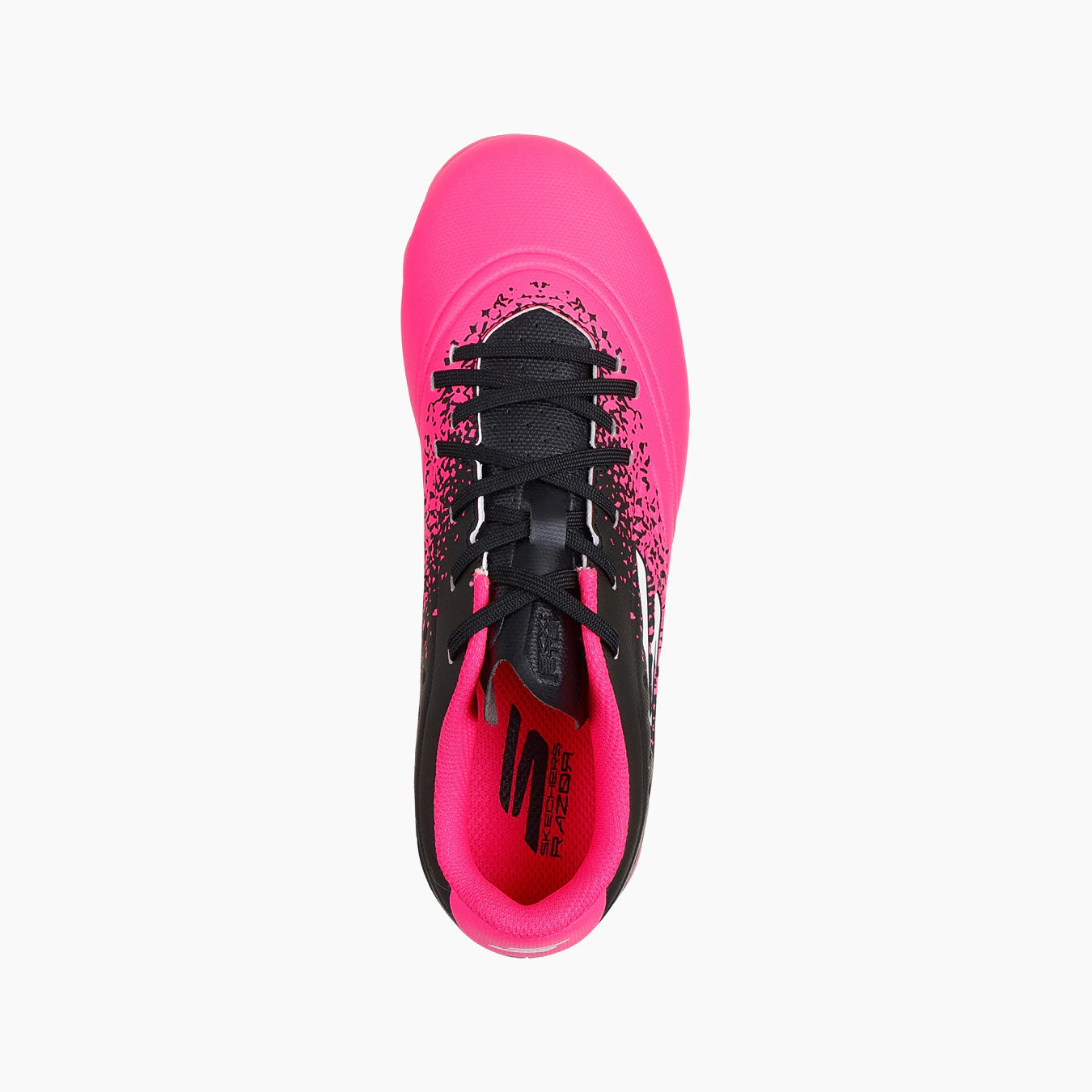 PKBK-PINK SYNTHETIC/BLACK SYNTHETIC/LIME TRIM