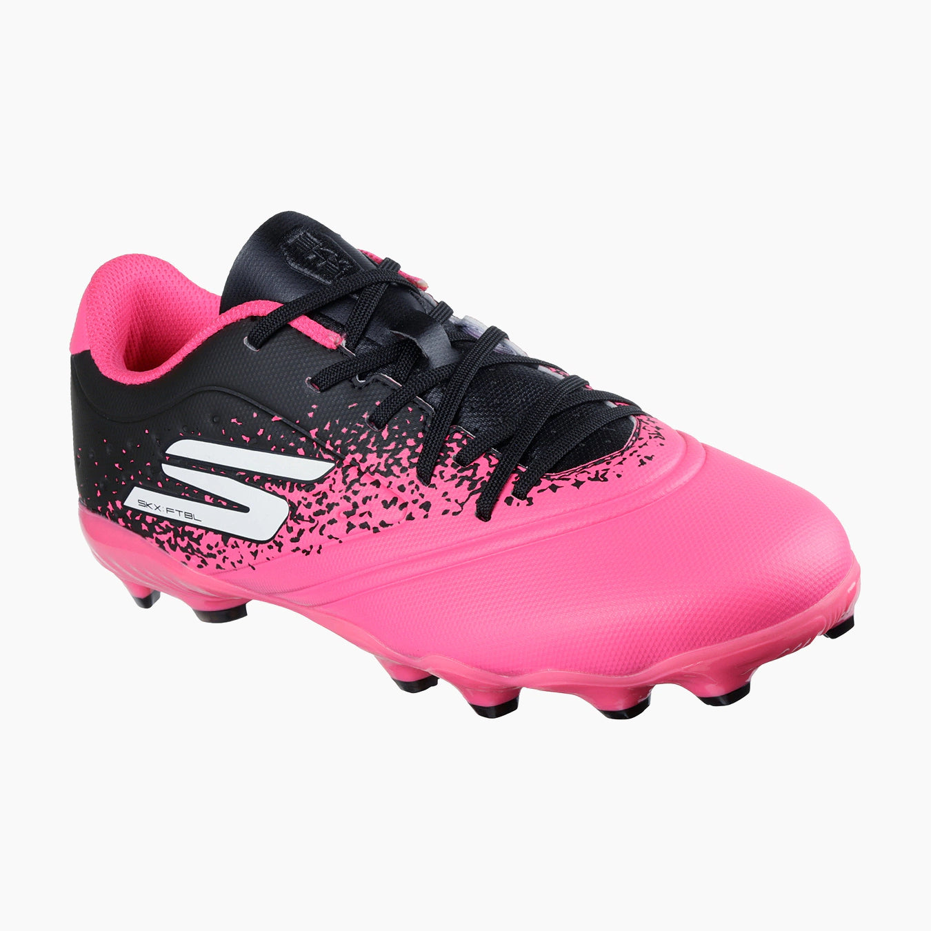 252060#BKPK-BLACK SYNTHETIC/PINK TRIM
