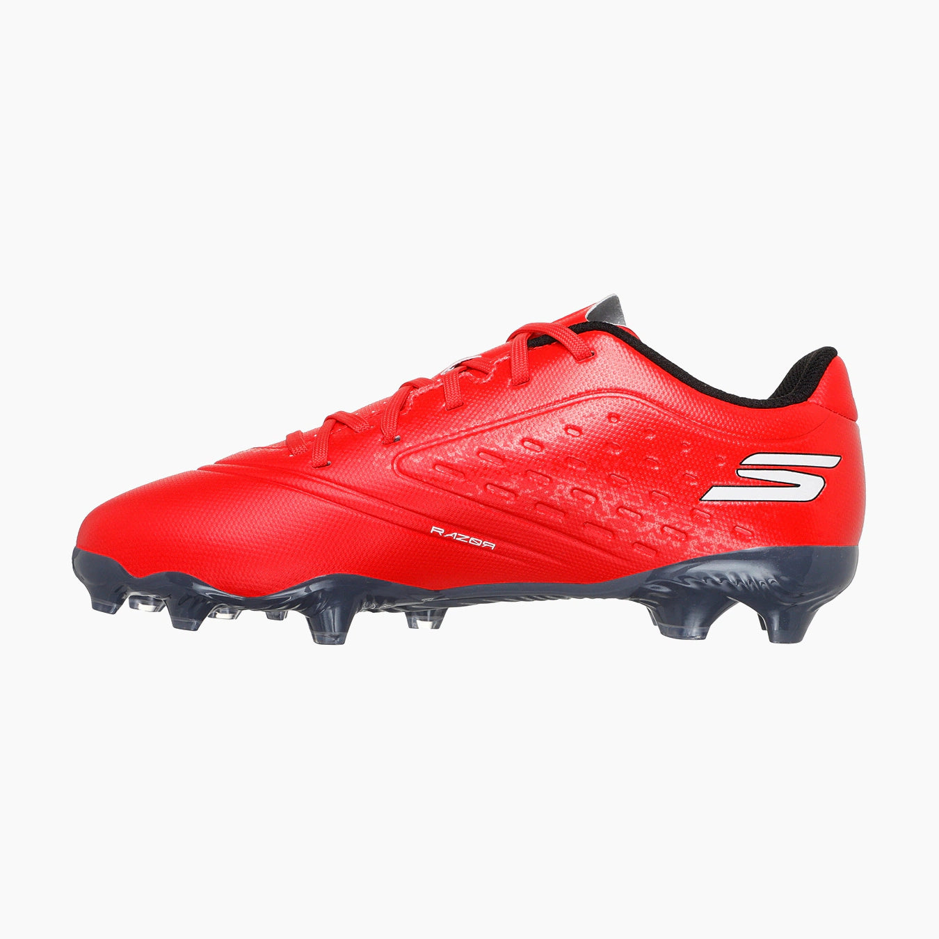 RDBK-RED SYNTHETIC/BLACK TRIM