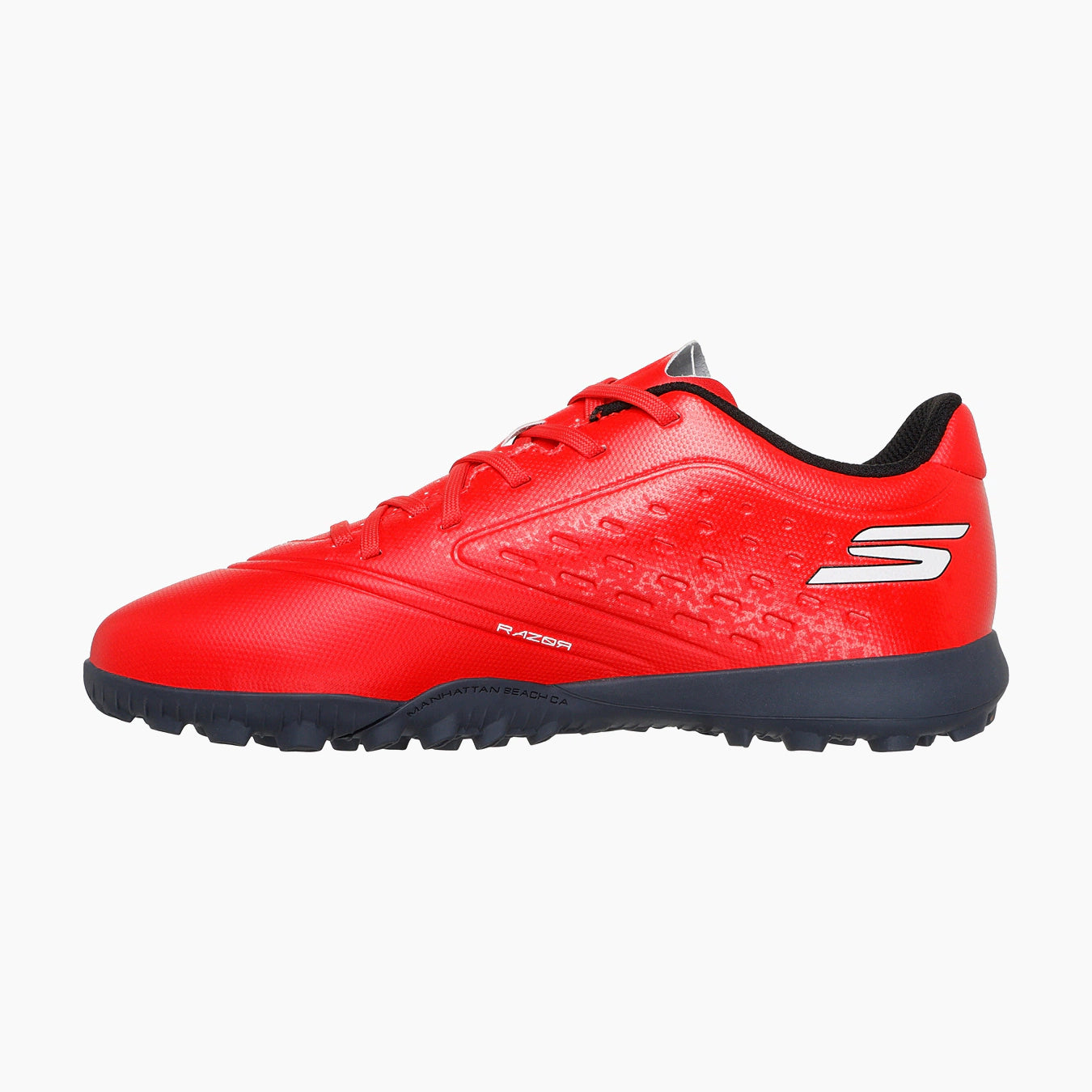 RDBK-RED SYNTHETIC/BLACK TRIM