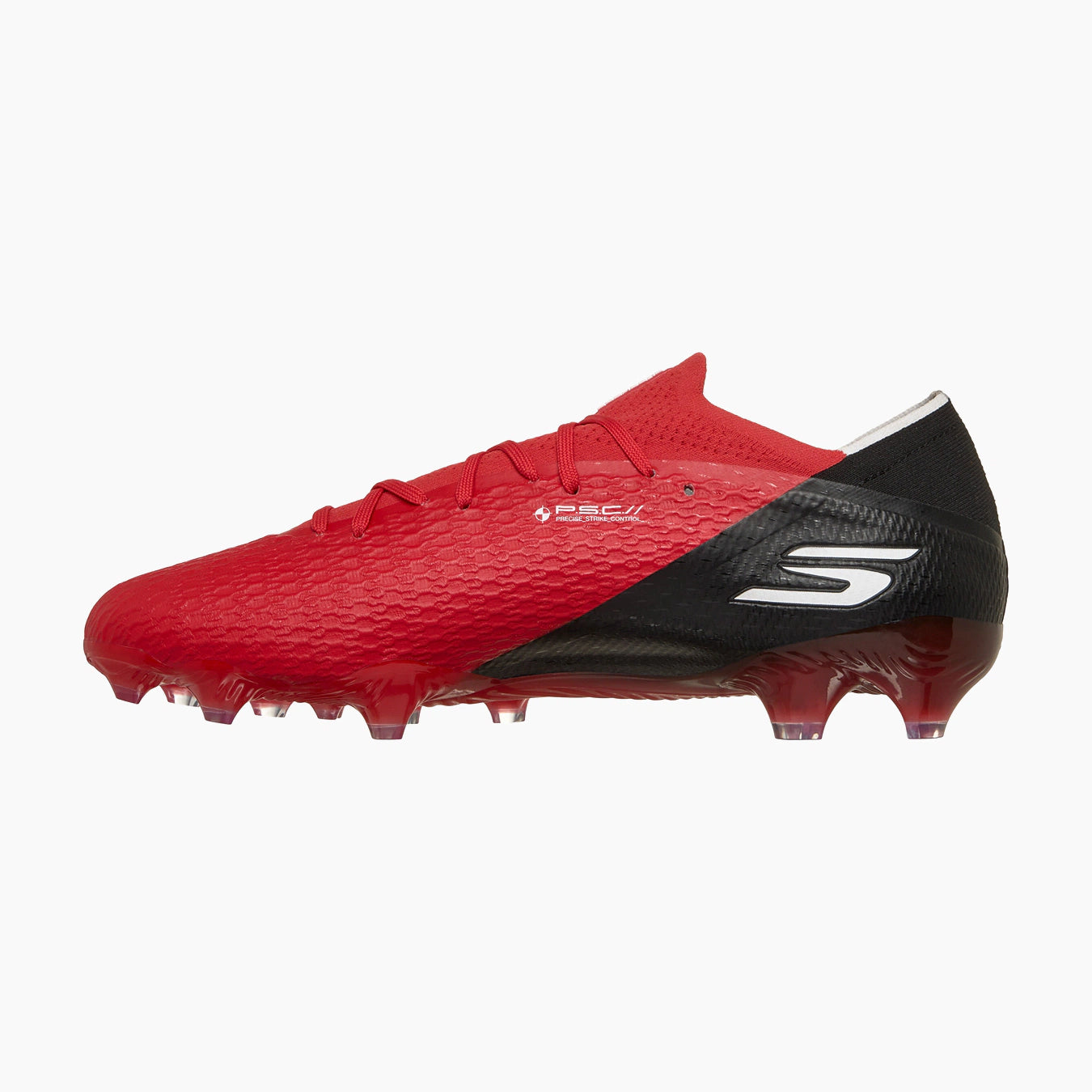 RDBK-RED SYNTHETIC/BLACK TRIM