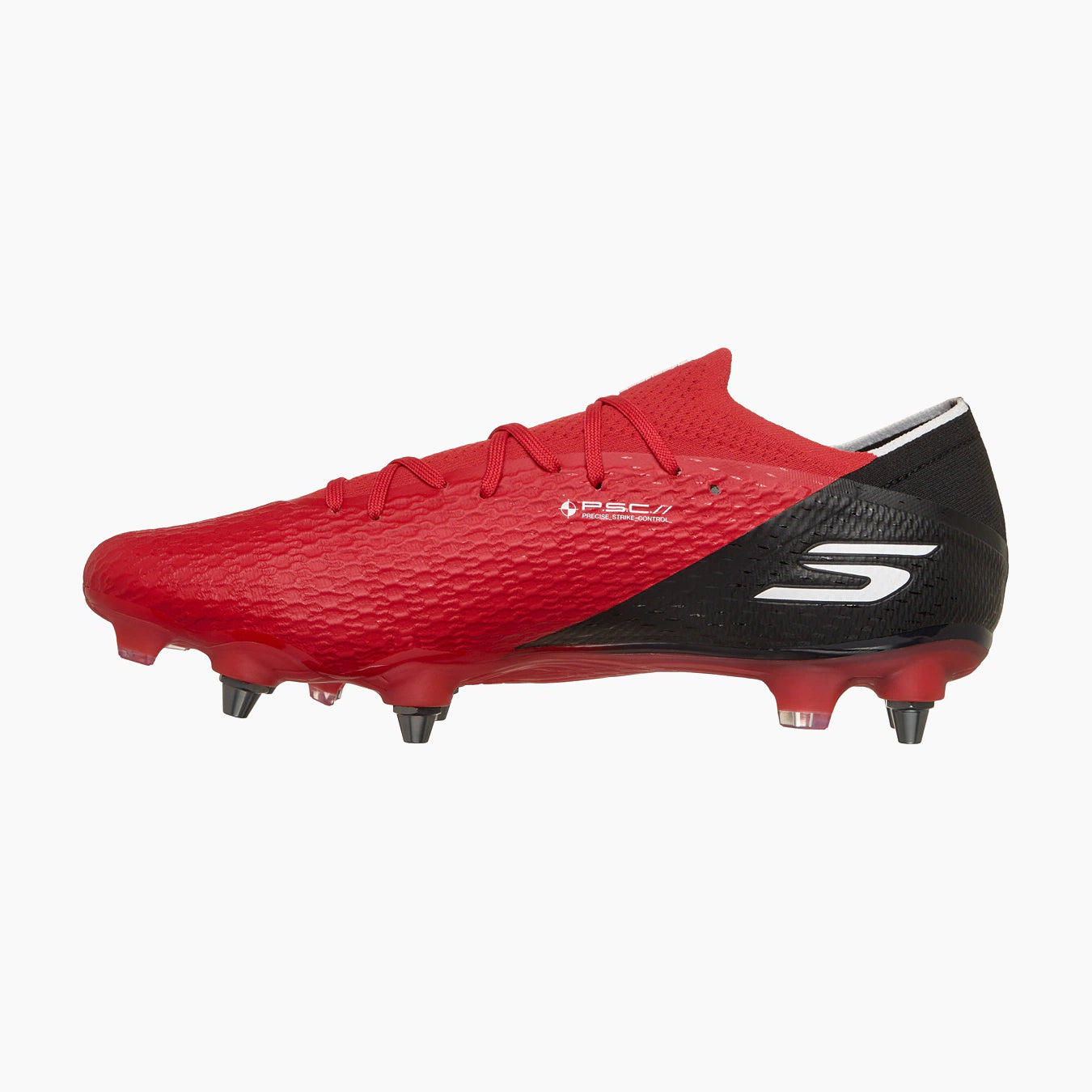 RDBK-RED SYNTHETIC/BLACK TRIM