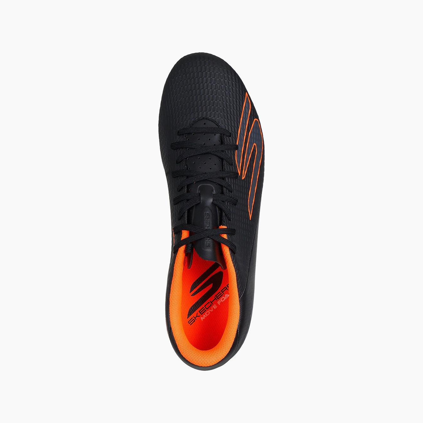 BKOR-BLACK SYNTHETIC/ORANGE TRIM