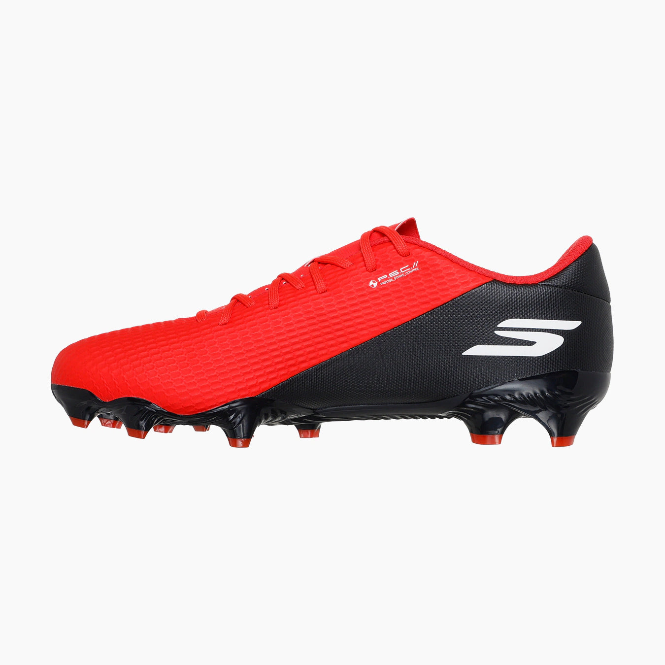 RDBK-RED SYNTHETIC/BLACK TRIM