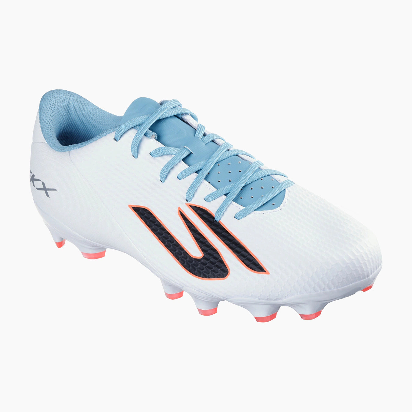 WTQP-WHITE SYNTHETIC/TURQUOISE SYNTHETIC/PINK TRIM