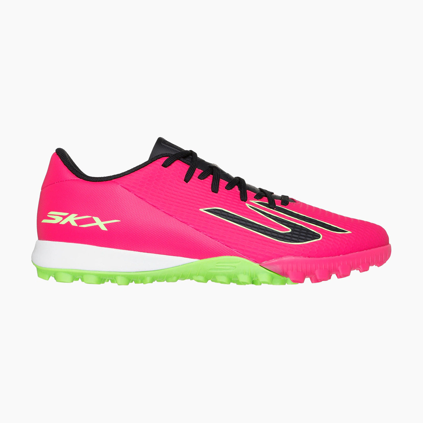 PKBK-PINK SYNTHETIC/BLACK SYNTHETIC/LIME TRIM