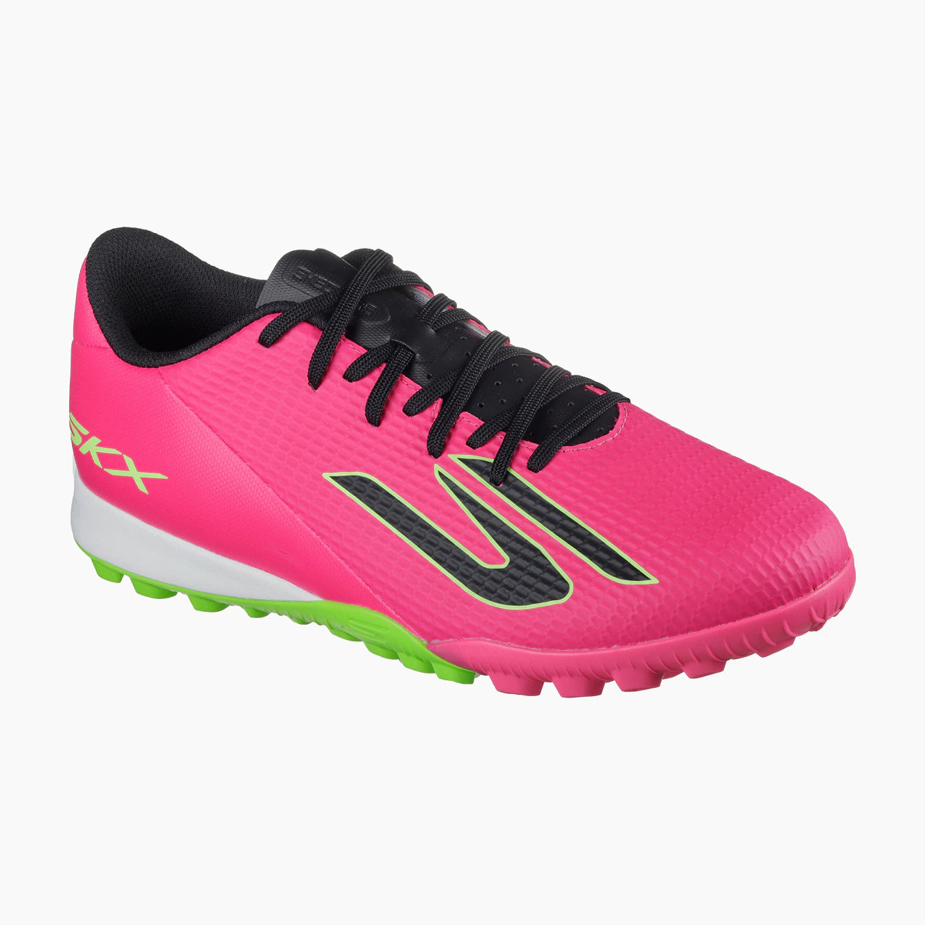 PKBK-PINK SYNTHETIC/BLACK SYNTHETIC/LIME TRIM