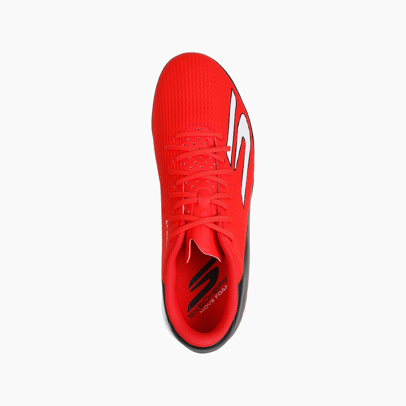 RDBK-RED SYNTHETIC/BLACK TRIM