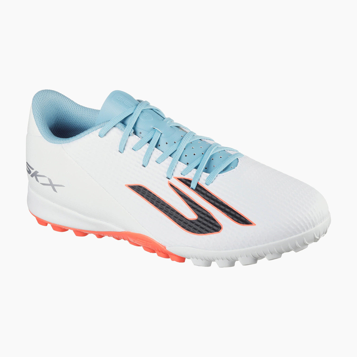 WTQP-WHITE SYNTHETIC/TURQUOISE SYNTHETIC/PINK TRIM