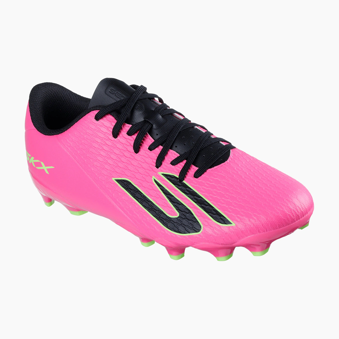 PKBK-PINK SYNTHETIC/BLACK SYNTHETIC/LIME TRIM