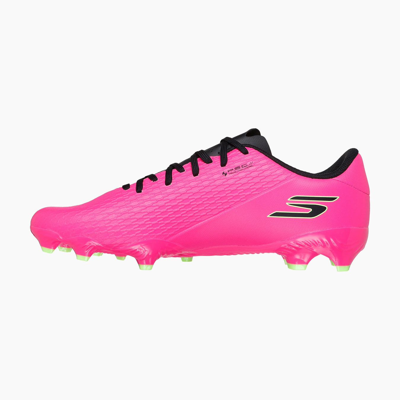 PKBK-PINK SYNTHETIC/BLACK SYNTHETIC/LIME TRIM