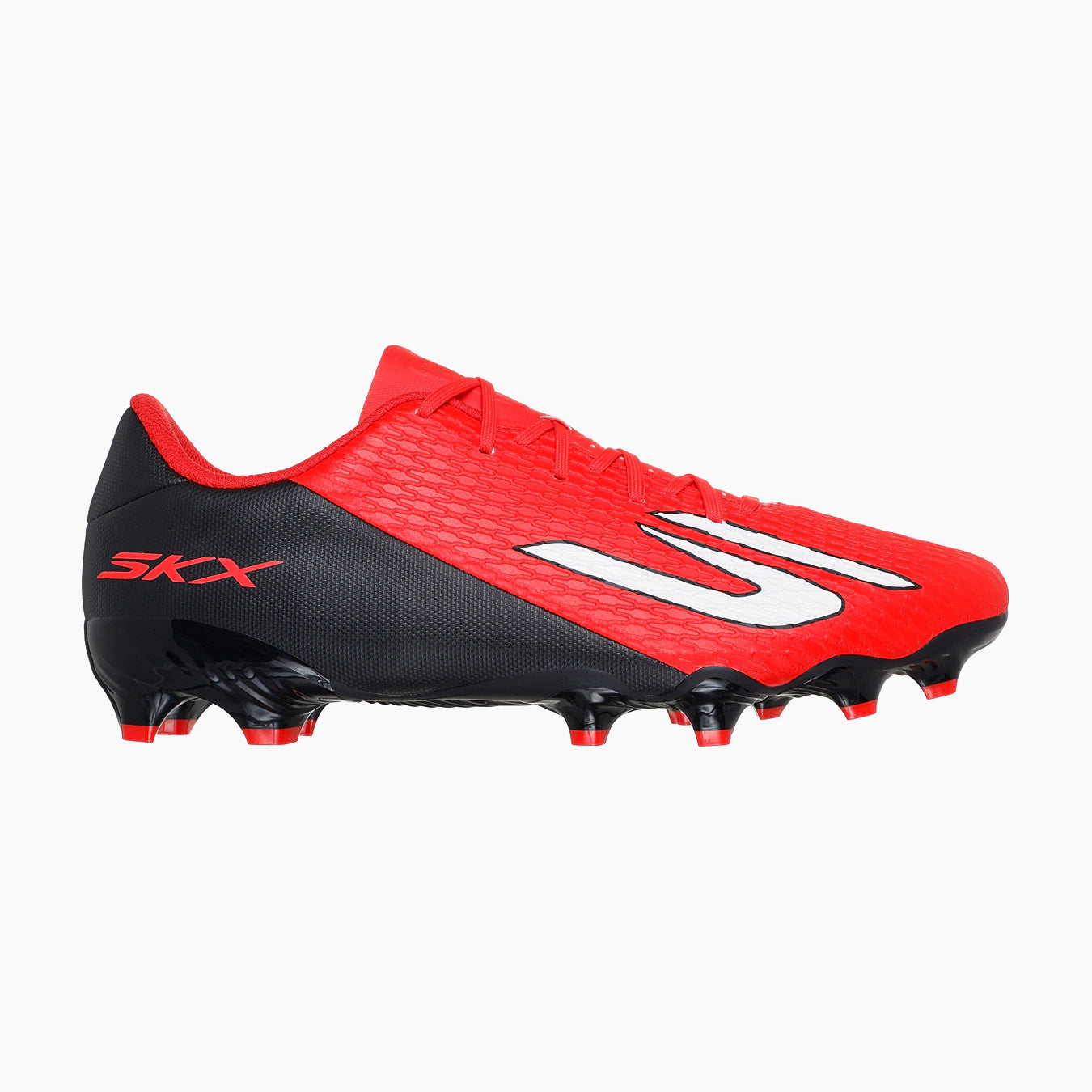 RDBK-RED SYNTHETIC/BLACK TRIM
