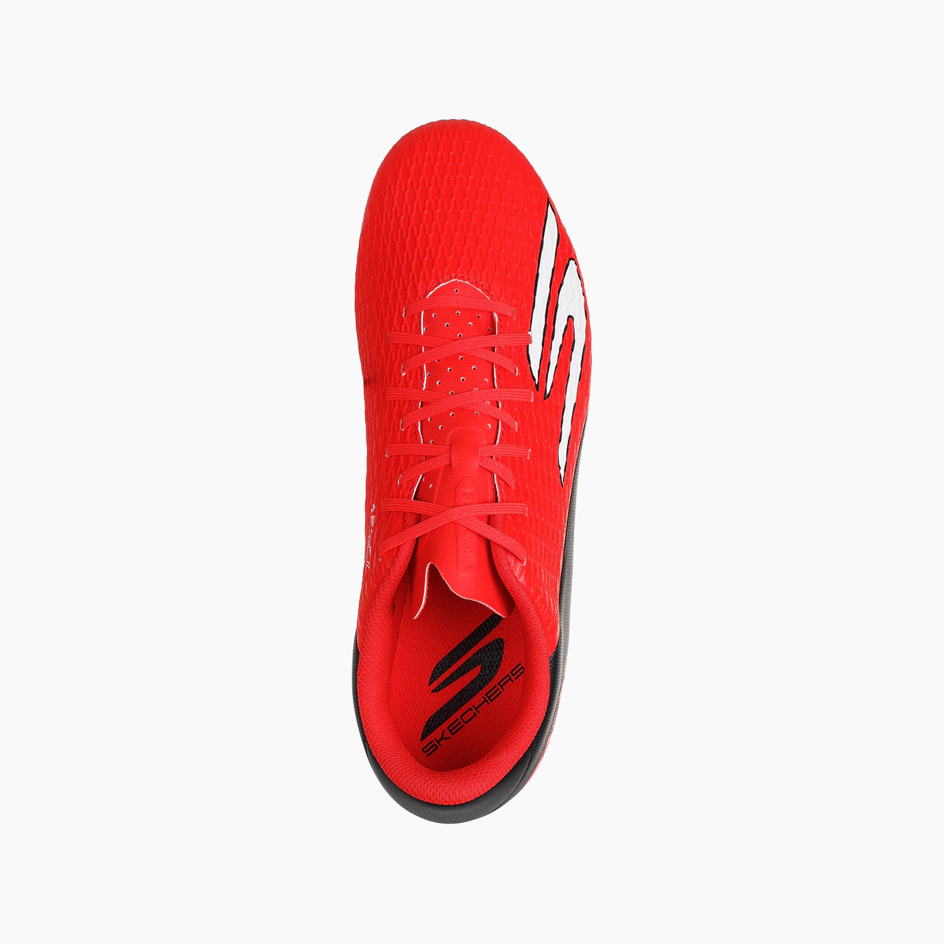 RDBK-RED SYNTHETIC/BLACK TRIM