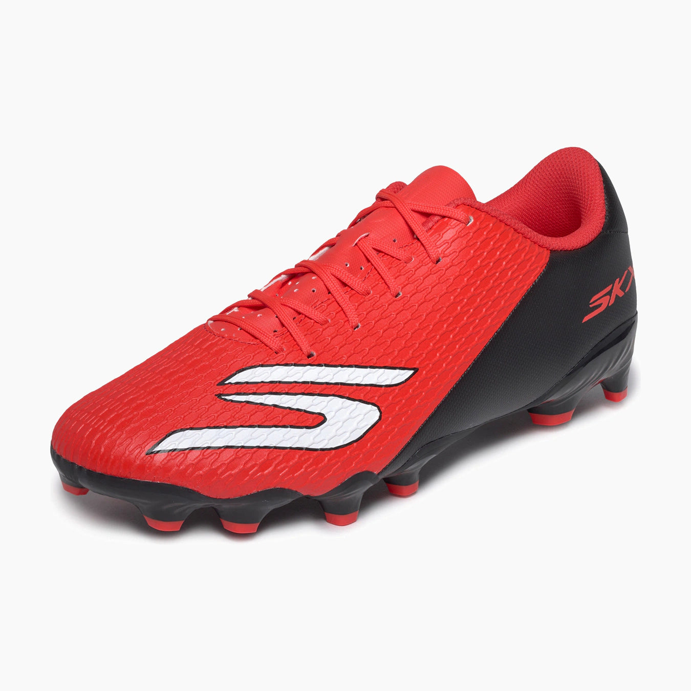 RDBK-RED SYNTHETIC/BLACK TRIM