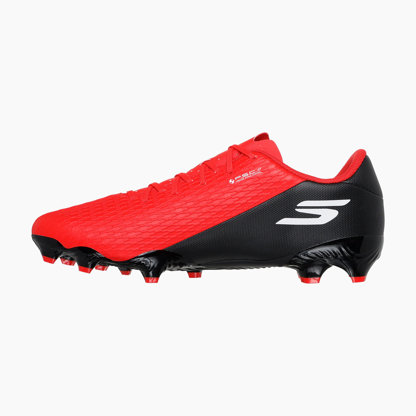 RDBK-RED SYNTHETIC/BLACK TRIM