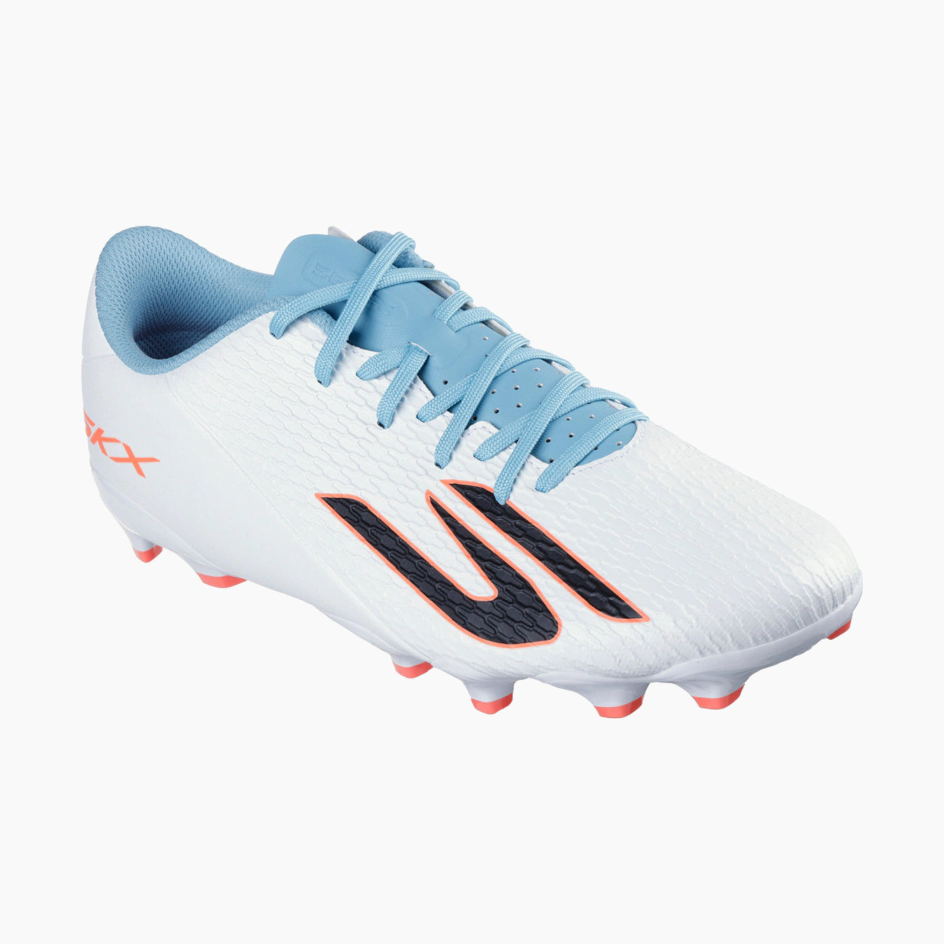 WTQP-WHITE SYNTHETIC/TURQUOISE SYNTHETIC/PINK TRIM