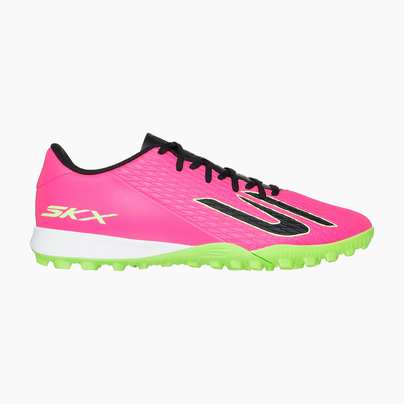 PKBK-PINK SYNTHETIC/BLACK SYNTHETIC/LIME TRIM