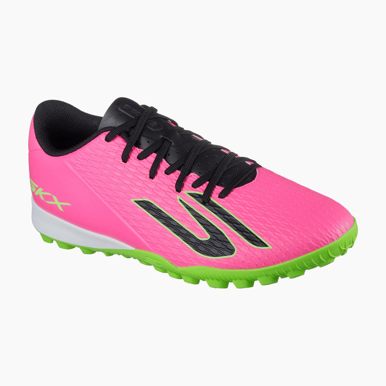 PKBK-PINK SYNTHETIC/BLACK SYNTHETIC/LIME TRIM