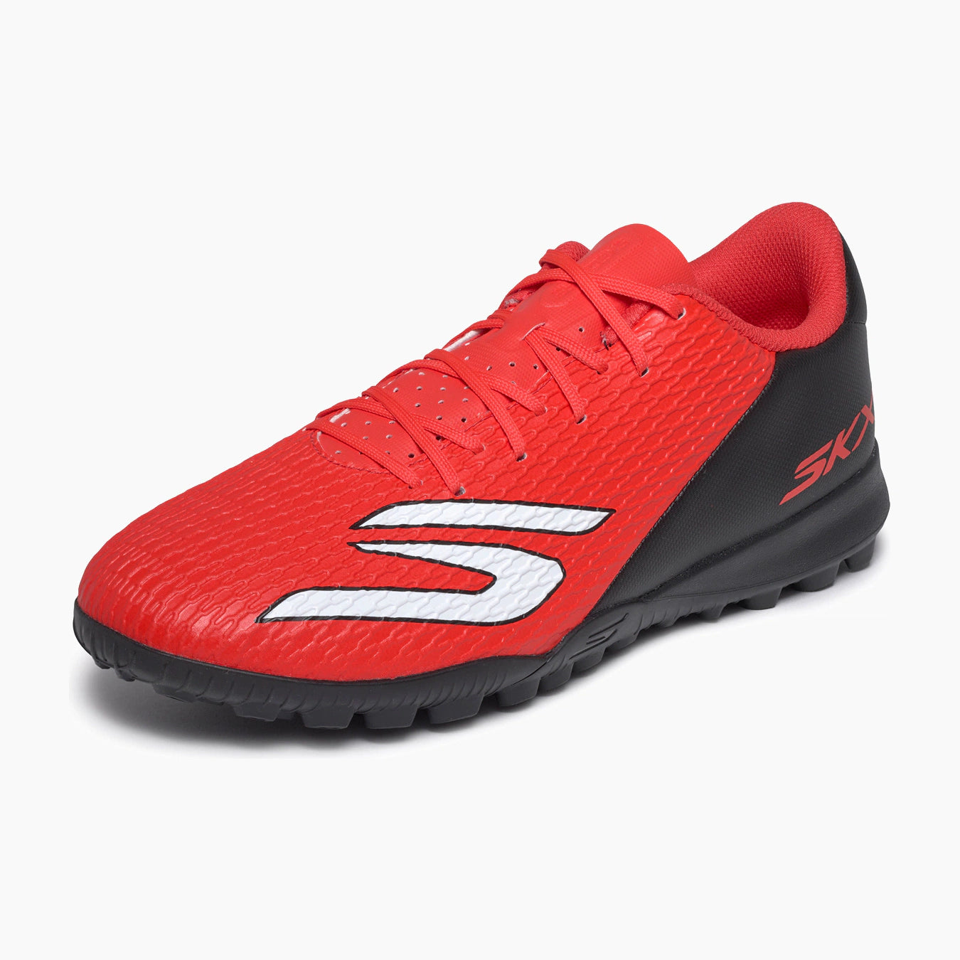 RDBK-RED SYNTHETIC/BLACK TRIM
