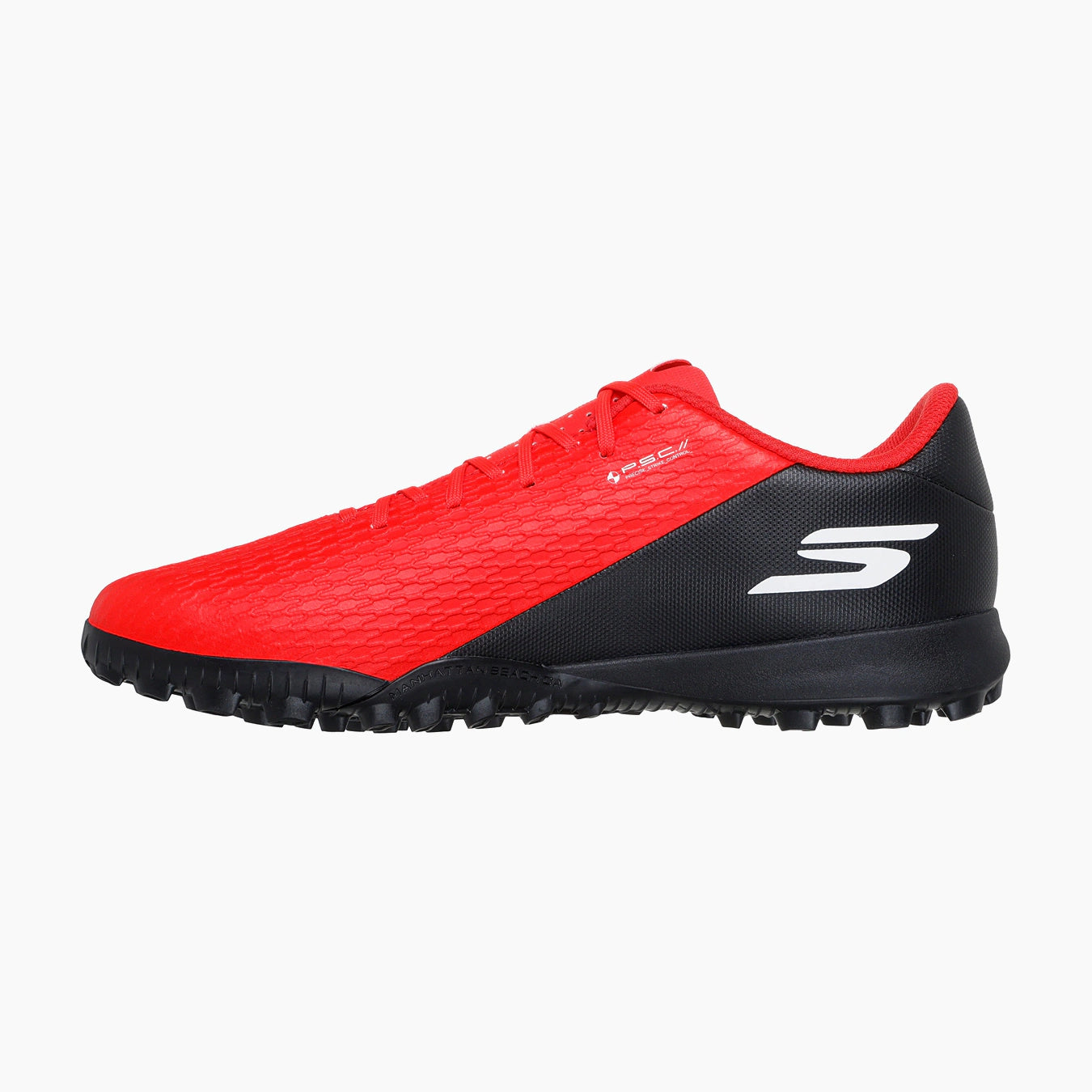 RDBK-RED SYNTHETIC/BLACK TRIM