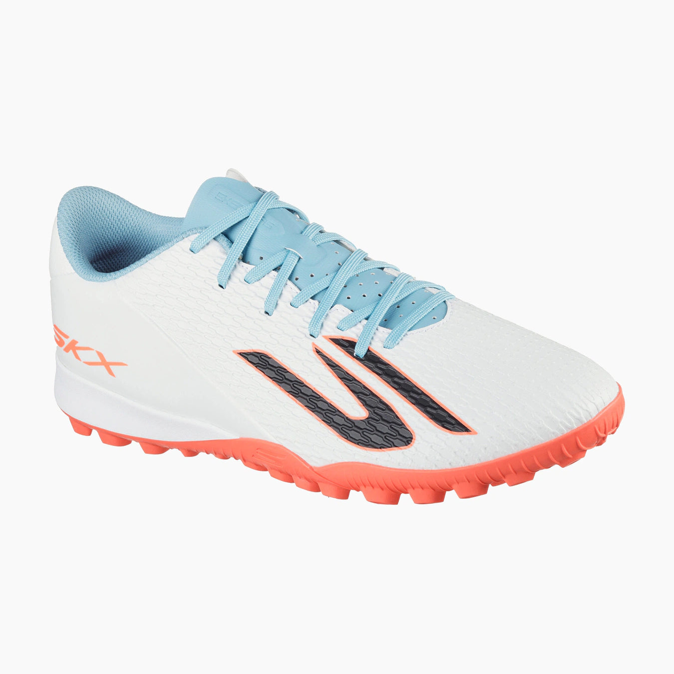 WTQP-WHITE SYNTHETIC/TURQUOISE SYNTHETIC/PINK TRIM