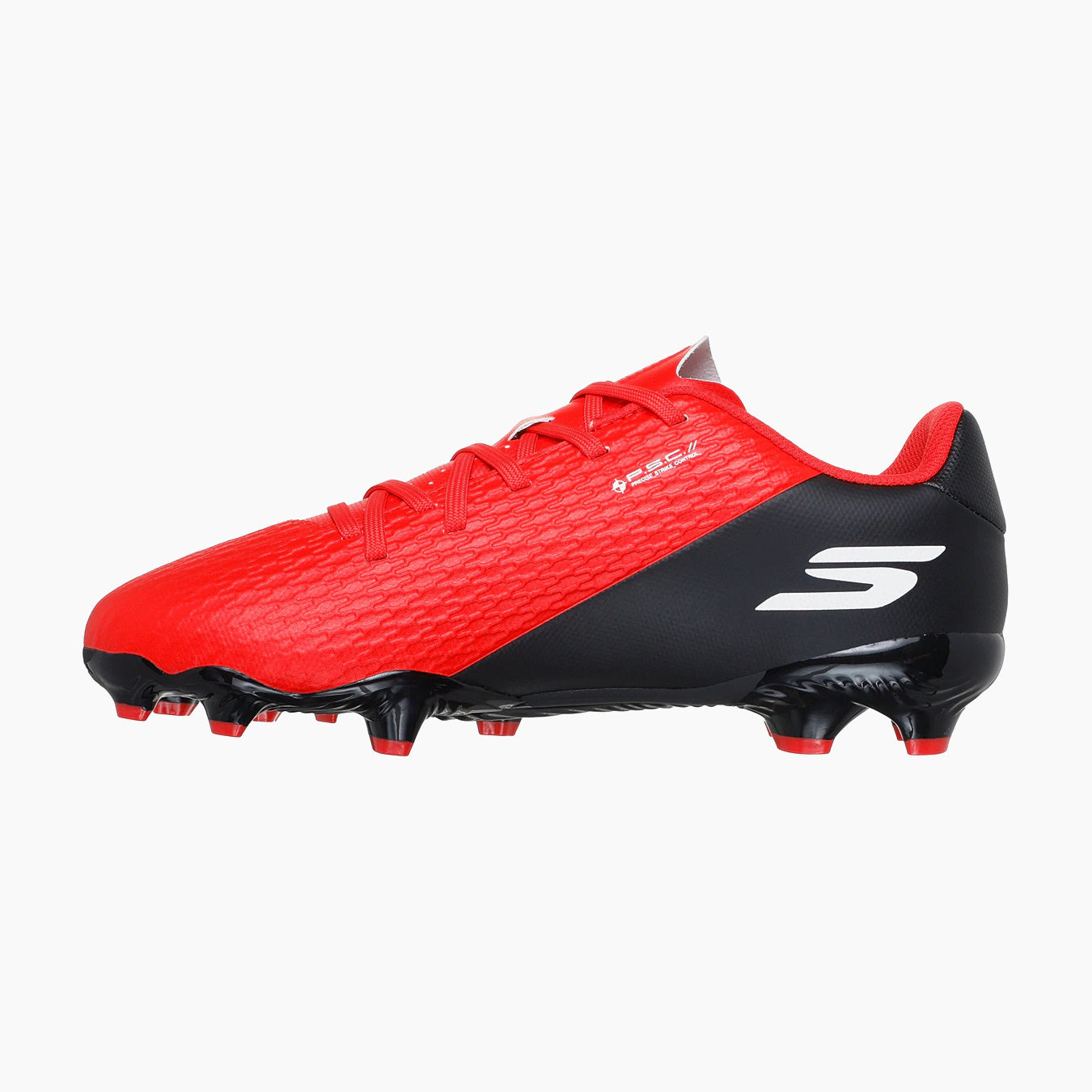 RDBK-RED SYNTHETIC/BLACK TRIM